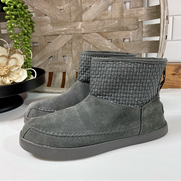 Bobs From Skechers Earthwise Groupie Gray Boots Size 8.5 - Picture 2 of 10